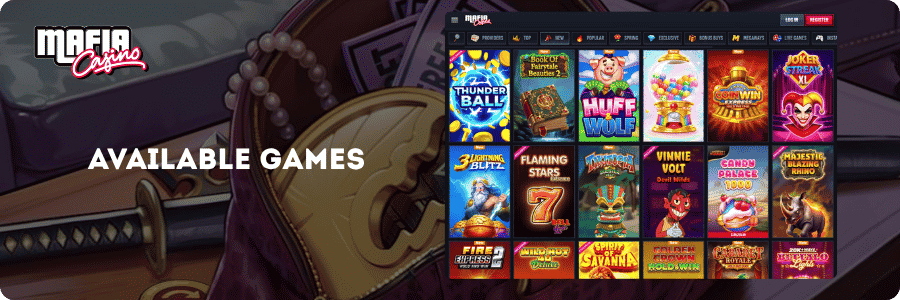 Mafia Casino Aussie players can filter the catalogue