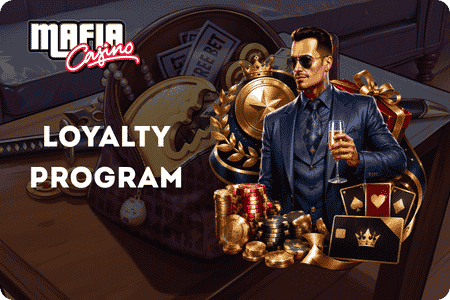 Climbing the 5-tier VIP ladder for top rewards at Mafia Casino
